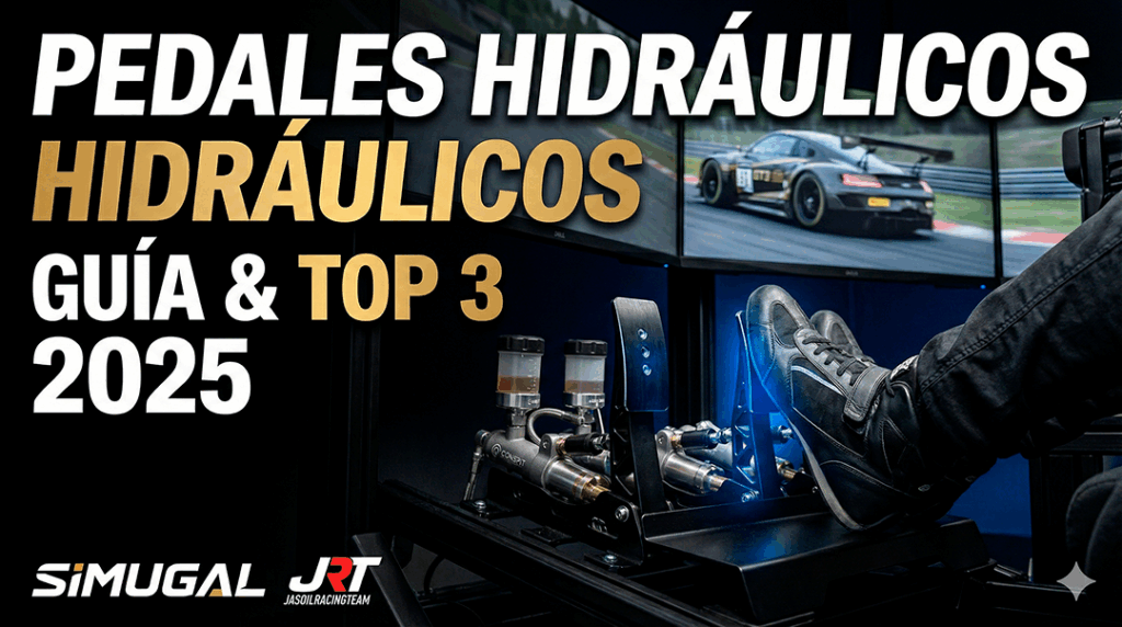 Pedales Hidráulicos Simracing: Guía y Top 3 (Conspit, Asetek, Simagic)