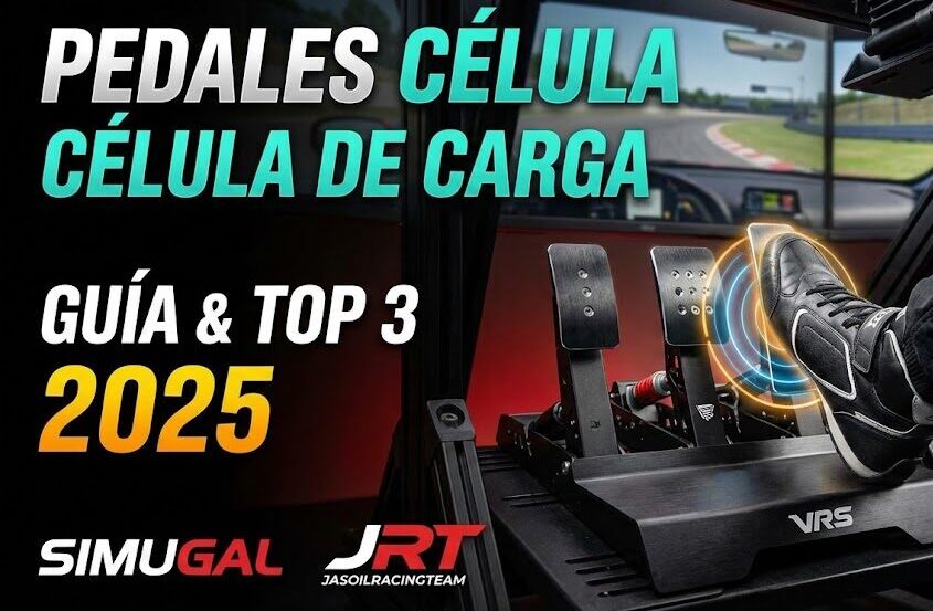Pedales Célula de Carga Simracing: Guía y Top 3 Mejores (2025