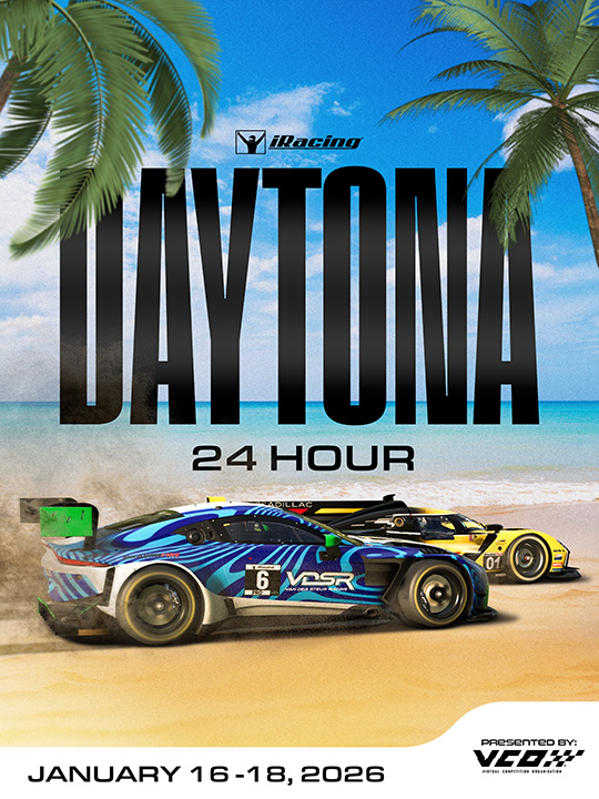 Poster 24 Horas de Daytona SimRacing
