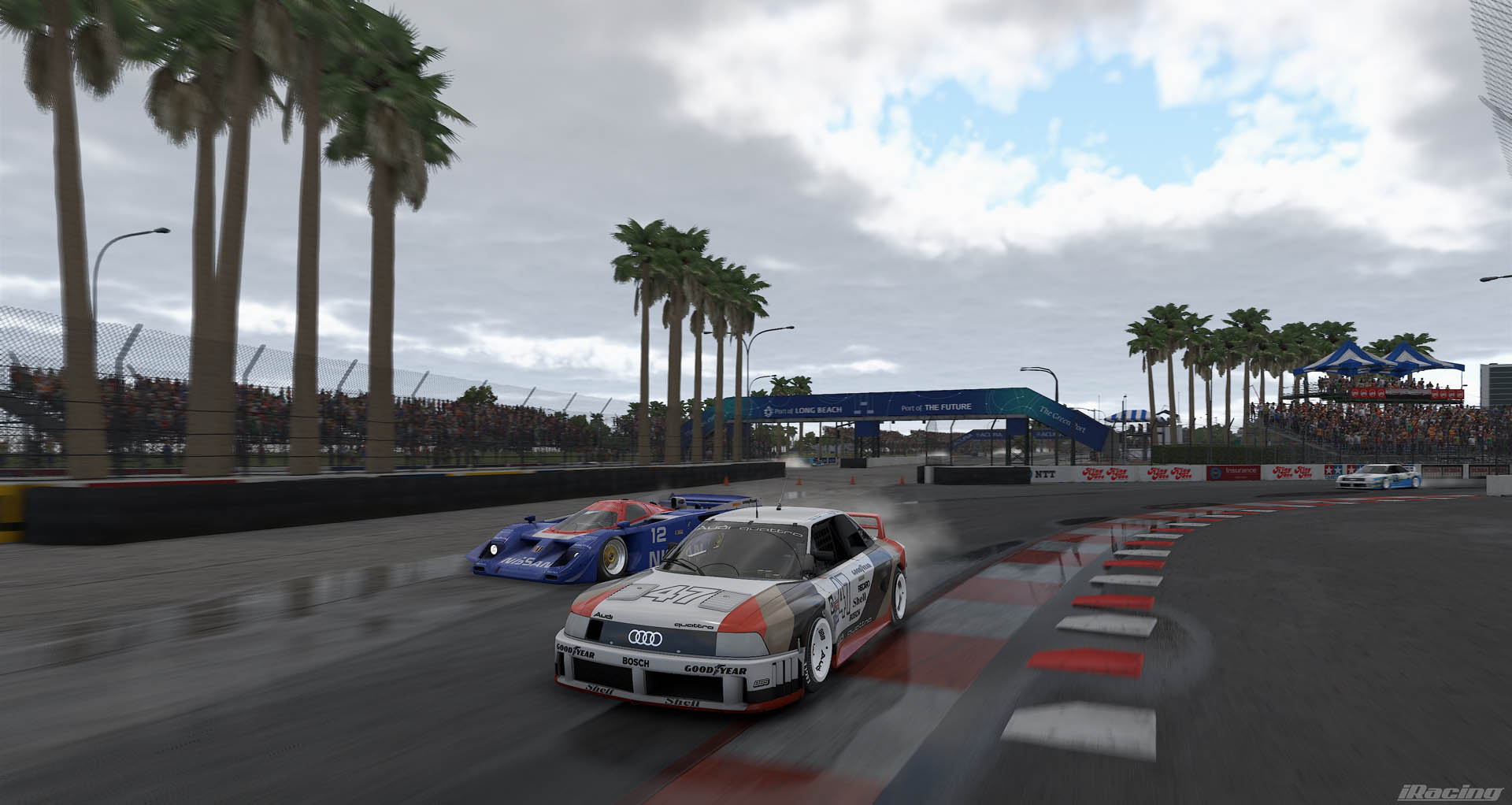 IMSA Vintage Audi 90 y Nissan