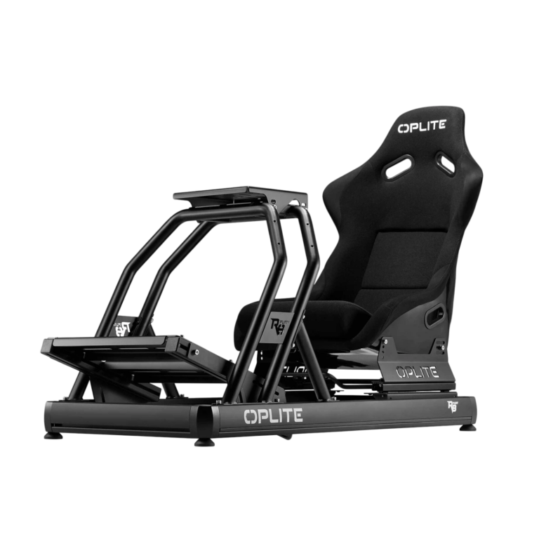 OPLITE R8 Fury – Cockpit Sim Racing Compacto con Baquet