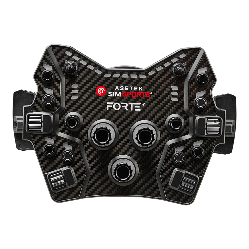 Volante Asetek Forte GT V2 con aro y LEDs