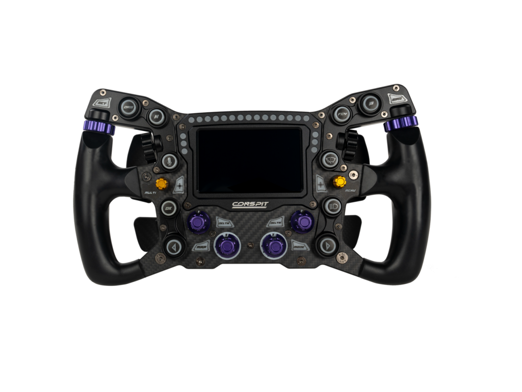 Volante Conspit Formula MAX01 con pantalla táctil para simracing