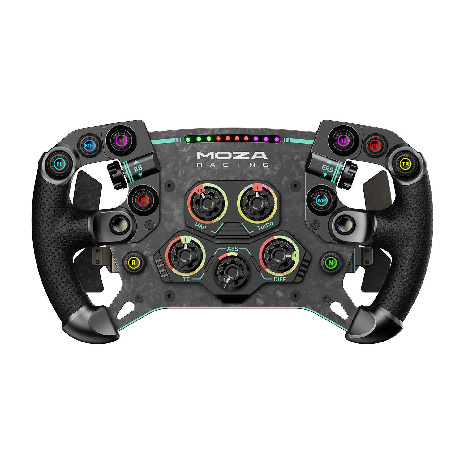 Volante MOZA GS V2P GT de carbono de 300 mm para simracing