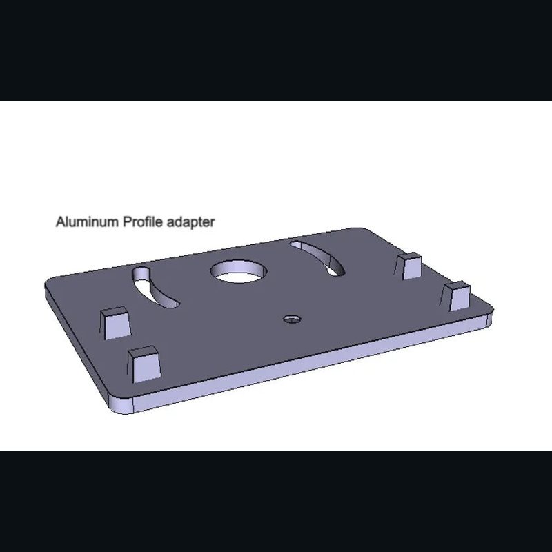 Soporte SRS Hurricane para perfil de aluminio con adaptador 360 grados
