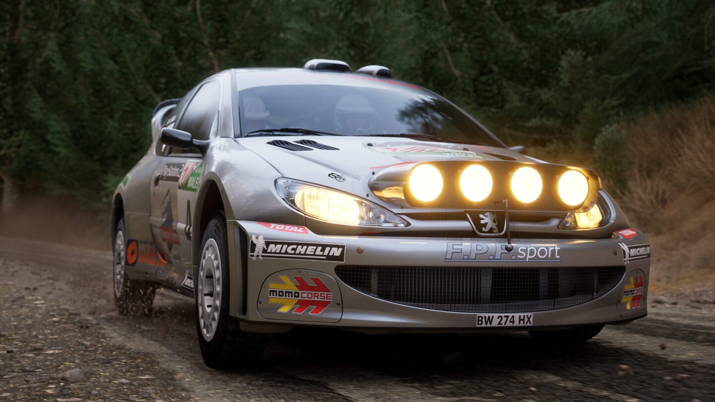 Peugeot 206 WRC de 1999 en Assetto Corsa Rally 0.6