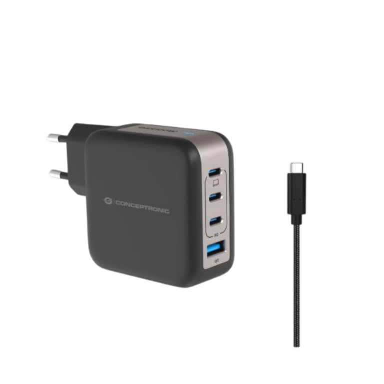 Conceptronic ALTHEA18B Cargador USB-C GaN 100W