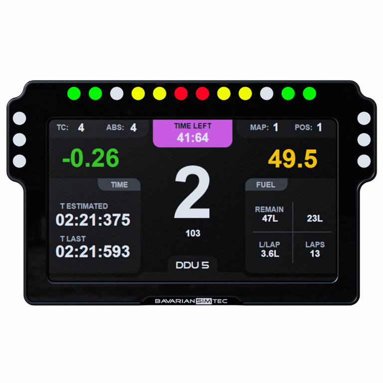 BavarianSimTec DDU5 – Dashboard 5″ para Sim Racing