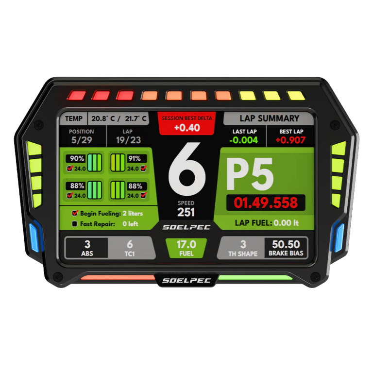 SOELPEC XR-7 Display – Dashboard táctil de 6,8 pulgadas