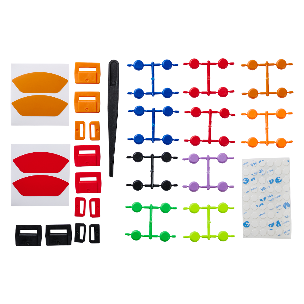 Asetek Kit de Colores – Botones y Cojines de Volante