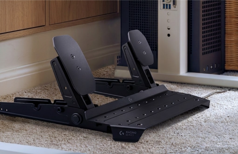 Pedales Logitech RS Pedals SE con sensores Hall. Imagen de Logitech G.