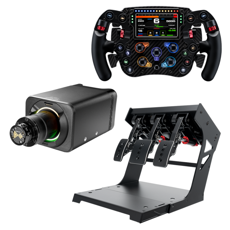 Pack SIMAGIC Alpha EVO Pro 18 Nm – Base, Volante y Pedales