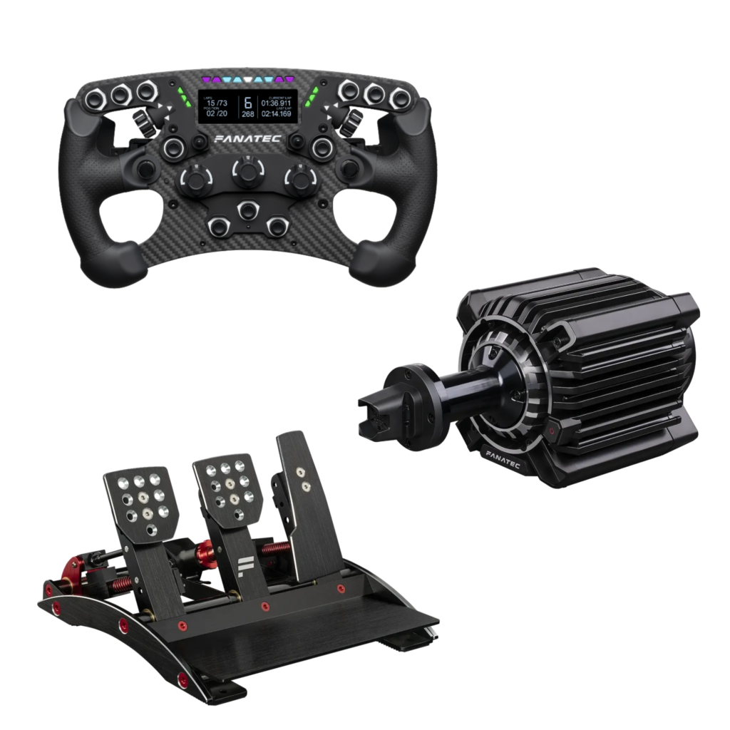 Pack Fanatec Podium DD 25 Nm – Base configurable con volante y pedales