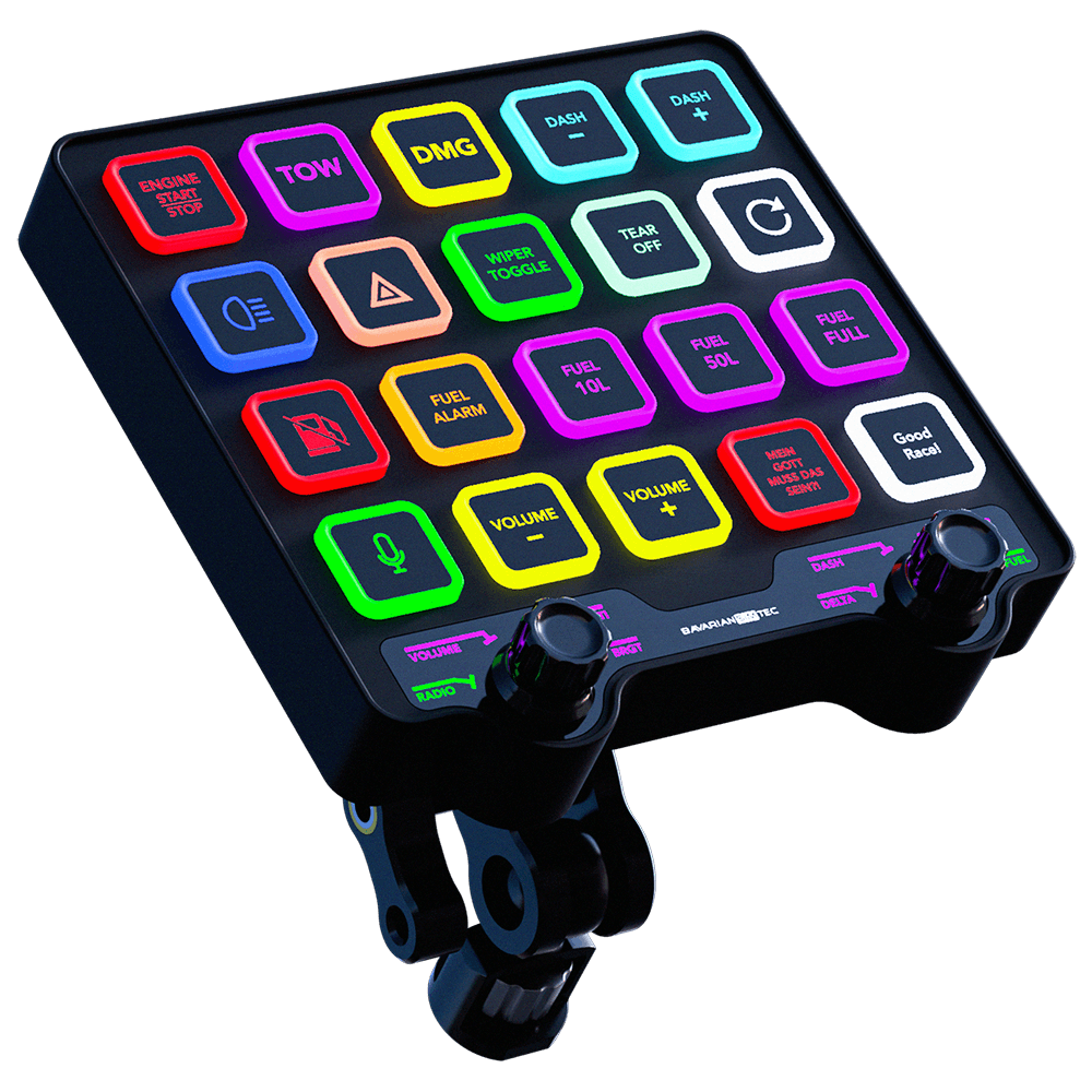 BavarianSimTec Control Center – Botonera Sim Racing