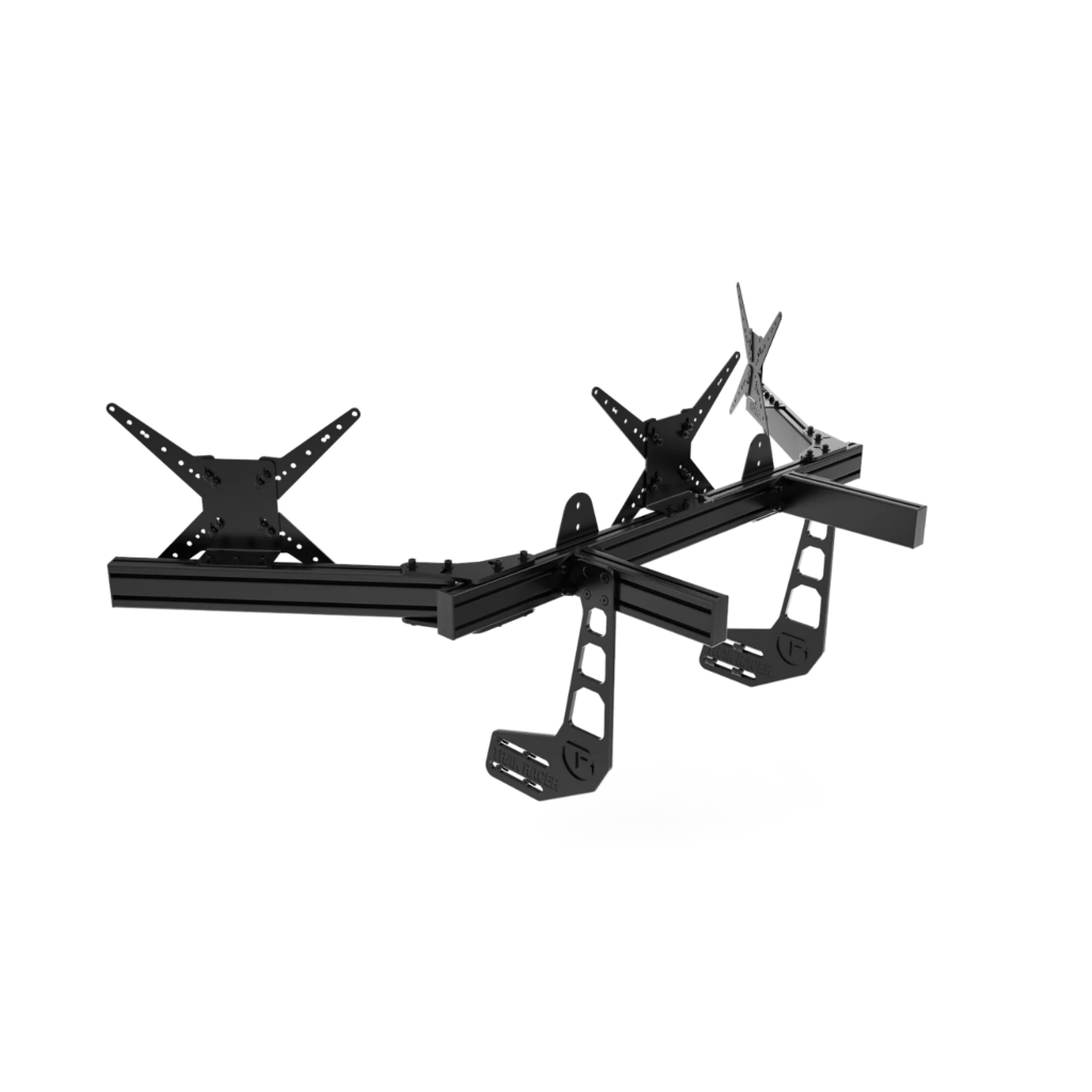 Trak Racer Soporte Triple Monitor Integrado 1200 mm