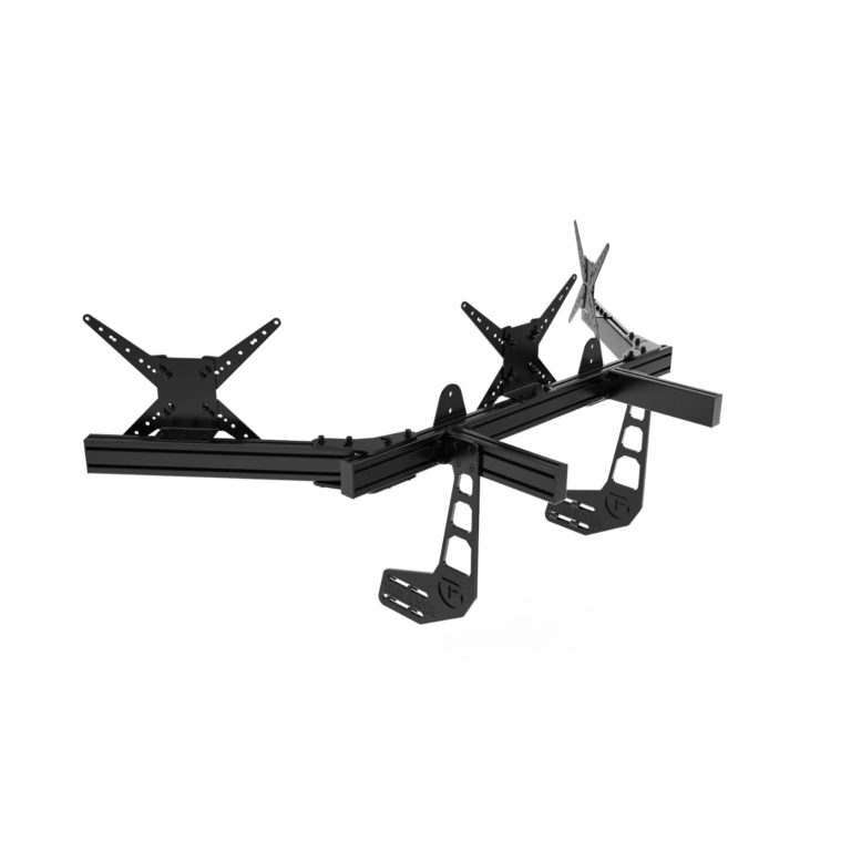 Trak Racer Soporte Triple Monitor Integrado 1200 mm