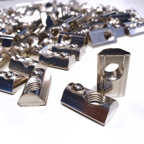 Tuerca Click-In T-Slot para Perfil 40 con Ranura de 8 mm