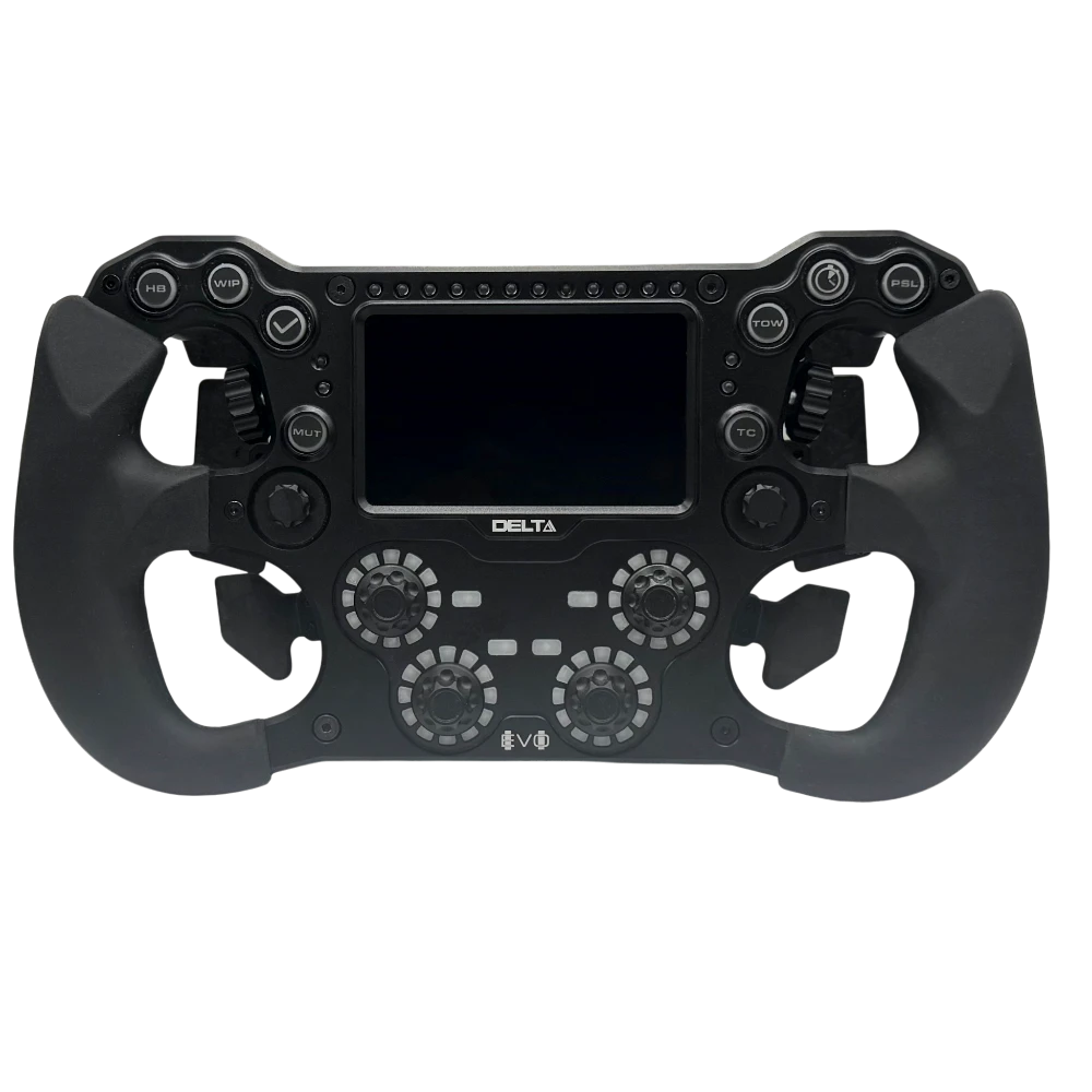 Delta Sim-Tech EVO2 – Volante Sim Racing con Pantalla 4,3"