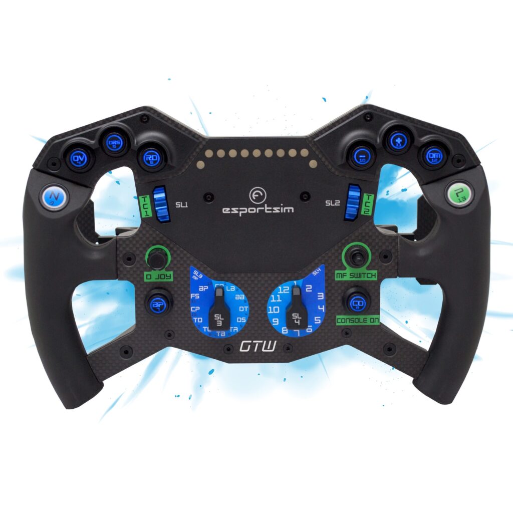 Esportsim GTW Illumina – Volante Sim Racing con 11 LEDs RGB