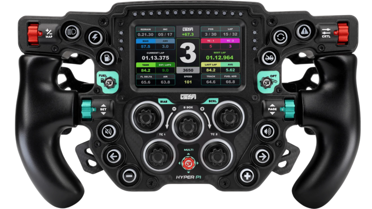 GSI Hyper P1 300 mm – Volante de Sim Racing con Pantalla