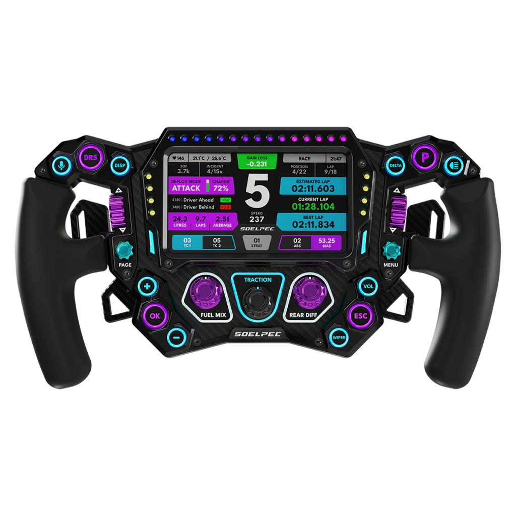 SOELPEC Spectra XR 302 mm – Volante con Pantalla Táctil