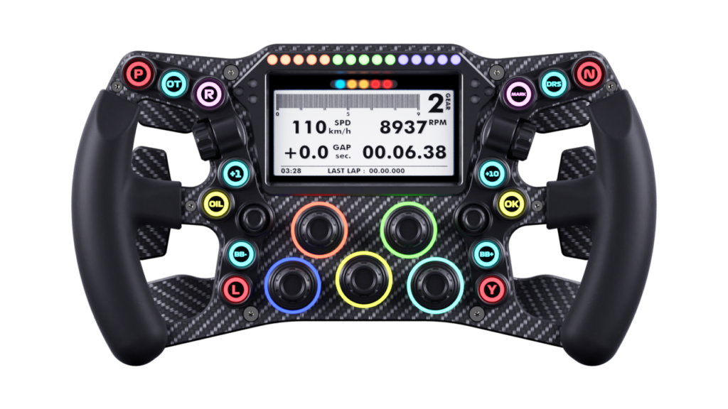 Leoxz XGT Ultimate – Volante GT con Pantalla 4,3"