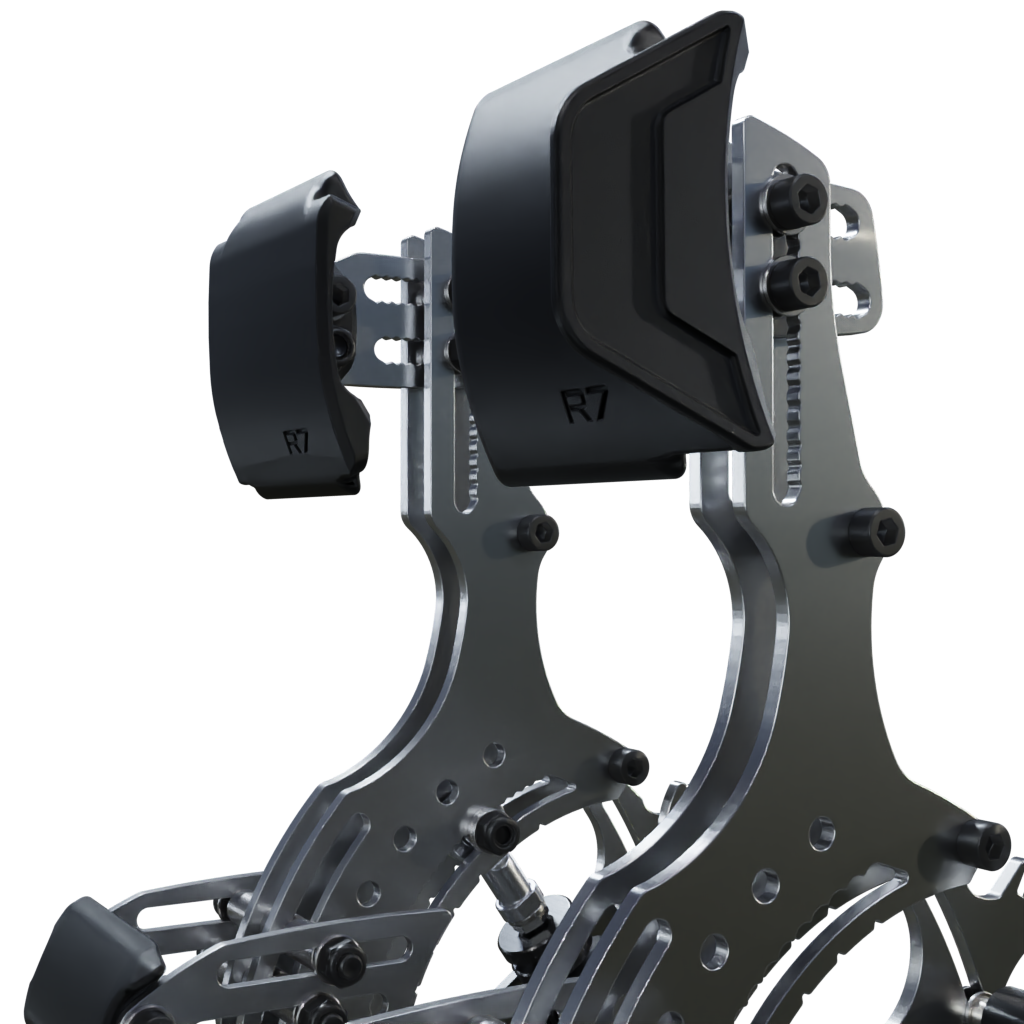 Simgrade R7 – Caras de Pedal con Apoyo Lateral