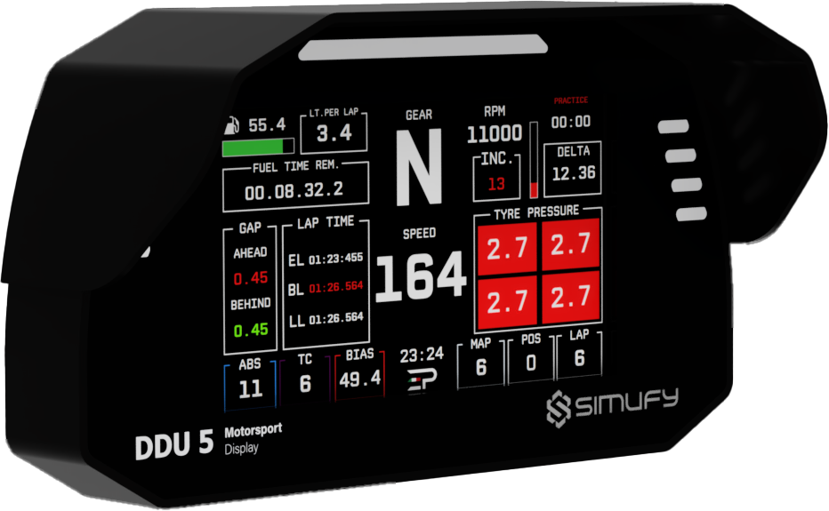 EPLAB DDU 5 – Dashboard Sim Racing 5″