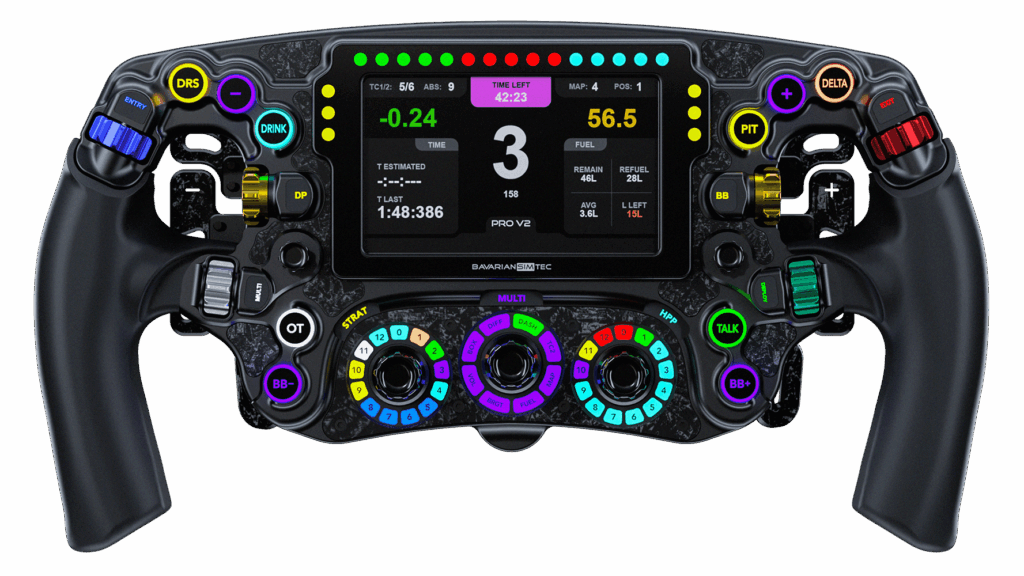 BavarianSimTec OmegaPRO V2 – Volante Fórmula Insignia