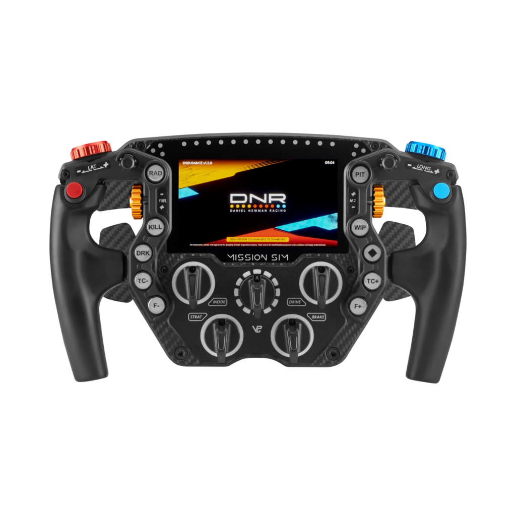 Volante VPG Mission Sim – Pantalla 5″ y 118 LED RGB